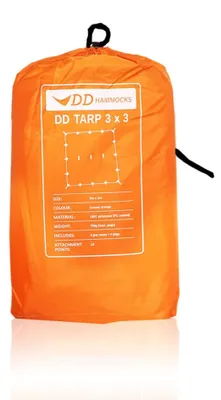 Produktbild von DD Hammocks DD Tarp 3 x 3 Meter Sunset orange Zubehör