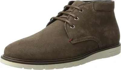 Produktbild von Tommy Hilfiger Herren Boot Stiefeletten Schnürschuhe MID Taupe