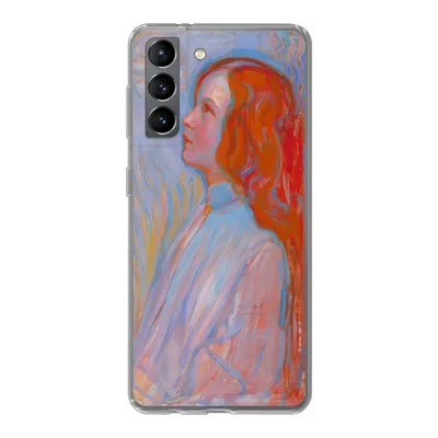 Produktbild von MuchoWow® Handyhülle Schutzhülle Hülle für Samsung Galaxy S21 Hingabe - Piet Mondrian Silikon Softcase Handy Hülle - Softcase