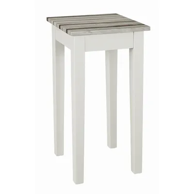 Produktbild von Haku Konsole, weiß-maritimo kiefer - Maße: 30 cm x 30 cm x 61 cm; 51144