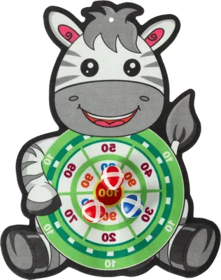 Produktbild von Klett-Dartspiel, sicheres Dartziel, Zebra, Version II, Kategorie