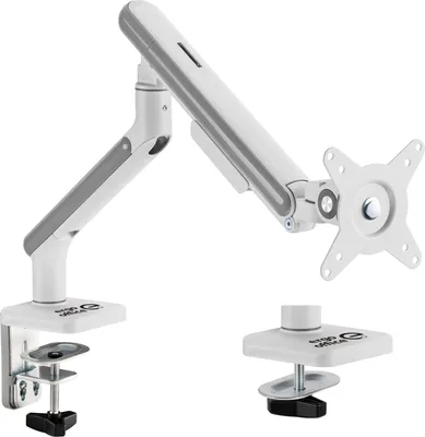 Produktbild von Plynová pružina pro montáž monitoru Ergo Office ER-751 na stůl 9 kg Nastavitelná VESA 75x75 100x100 17" - 32" bílá