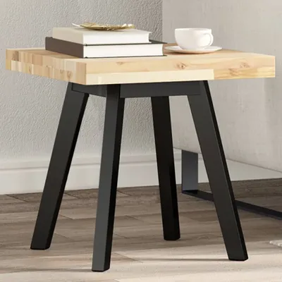 Produktbild von 2024 Möbel Tischplatte Quadratisch 40x40x4 cm Massivholz Akazie Tischplatten 7546125