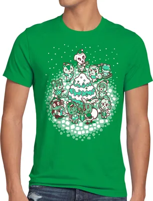 Produktbild von A.N.T. Crossing Tree Christmas Sweater Herren T-Shirt ugly pulli weihnachtspullover