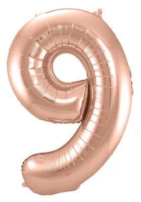 Produktbild von Folat 63139, Spielzeugballon, Folie, Roségold, Geburtstag, Anzahl, 860 mm