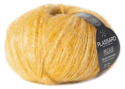 Imagen del producto de Hilo para tejer Plassard, color mostaza
