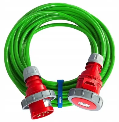 Image de Rallonge électrique H07BQ-F 5x2.5mm² vert 35m