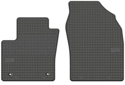 Image de Tapis avant en caoutchouc pour Toyota C-HR 2016-2023 (crossover) – 2 pièces, noirs, sur mesure