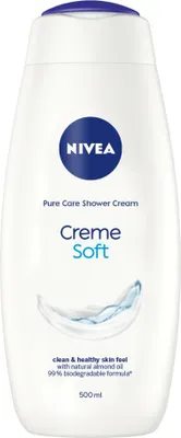 Image de NIVEA - Crème de douche - Douceur - Protecteur de peau - Huile d'amande - 500 ml - 1 pièce