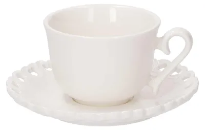 Zdjęcie produktu dla La Porcellana Bianca - Filiżanka do kawy ze spodkiem 80 ml Valentino