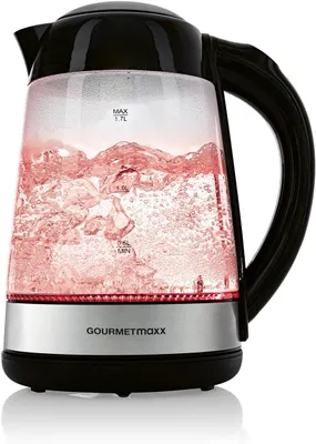 Produktbild von GOURMETmaxx Glas-Wasserkocher LED-Farbwechsel
