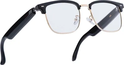 Image de Avizar, lunettes connectées modèle Vega avec verres photochromiques, noir / or