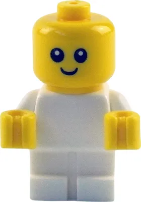Zdjęcie produktu dla Minifigurka dziecka LEGO® Biały korpus z żółtymi dłońmi NOWOŚĆ! Ilość 1x