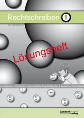 Produktbild von Rechtschreiben 1 (Lösungsheft)