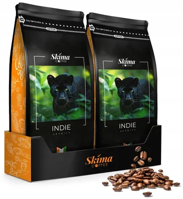 Produktbild von Kaffeebohnen 2 x 1 kg INDIEN 100 % Arabica frisch geröstet für Vollautomaten