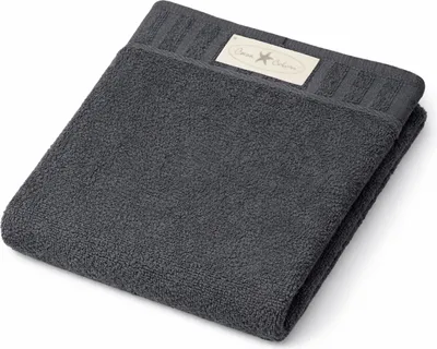Produktbild von Casa Colori Frottier Handtuch 50x100cm 50 x 100 cm anthrazit Hohe Farbbrillanz, Einfache Pflege