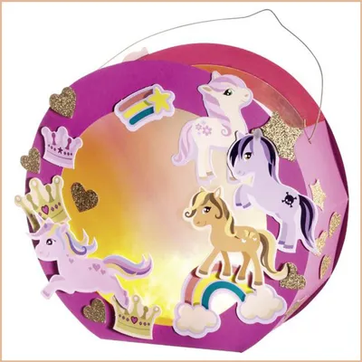 Image de Lanterne lumineuse à construire - Petit poney