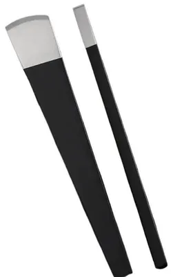 Produktbild von Lederdünnungsmesser, flache Klinge, runde Klinge, 2Stück