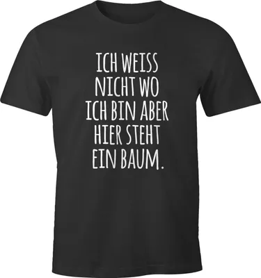 Produktbild von Herren T-Shirt Ich weiss nicht wo ich bin lustiges Trink Shirt Saufen Bier Party Moonworks® anthrazit 3XL