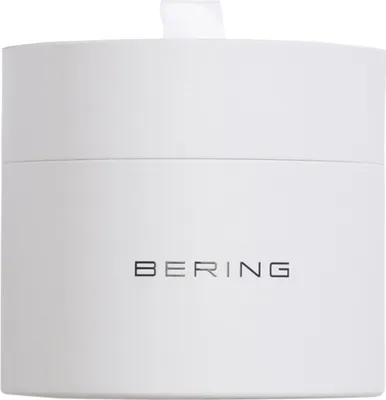 A white cylindrical box with the brand name "BERING" printed on it.