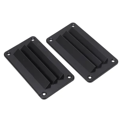 Produktbild von 2er Set RV Luftauslass - Professionelles Ventilationsgitter schwarz - Ideal für Wohnmobile, Boote und Badezimmer
