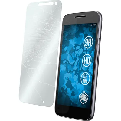 Produktbild von 3er-Pack PhoneNatic Glas-Folie klar  kompatibel mit Motorola Moto G4 Play - Panzerglas für Moto G4 Play