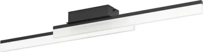 Immagine prodotto di Plafoniera Moderna Palmital Alluminio Nero 2 Luci Led Integrato 11W