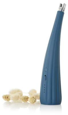 Produktbild von AdHoc Lichtbogen-Tischfeuerzeug Arc, blue, mit USB-Ladekabel, Kunststoff/Metall, D: 4,8 cm, H: 21,3 cm