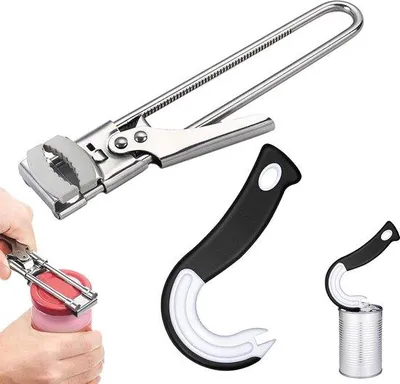 Produktbild von Edelstahl Dosenöffner Set mit Ringzug