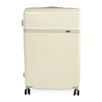 Produktbild von Großer Hartschalen-Reisekoffer 28" XL ABS, 4 Rollen, Zahlen-Schloss, erweiterbar, Solier NOKIRO STL976 dunkelbeige
