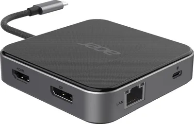 Obrázek produktu pro Acer  4in1 Type C dongle: 1 x HDMI + 2 x USB3.2 + 1 x US
