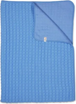 Produktbild von Pip Studio Throw Fill in the dots Farbe Blau Größe 260x260