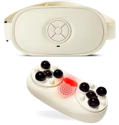 Produktbild von Elektrischer Massagegürtel Bauch mit Wärme, Akku betrieben, 3 Intensitäten, verstellbar, für Muskelentspannung & Alltag