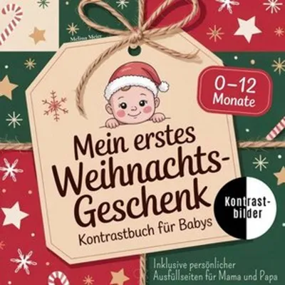 Produktbild von Mein erstes Weihnachtsgeschenk - Kontrastbuch für Babys