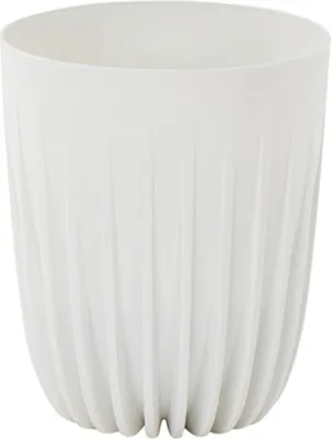 Produktbild von Pflanzgefäß PALMA weiß 14,5 cm Kunststoff, 14,5 x 14,5 x 17,2 cm