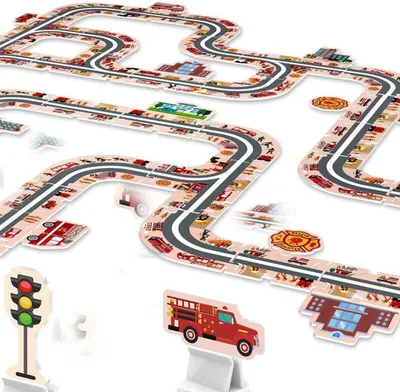 Zdjęcie produktu dla Droga - Tor wagonika - Puzzle 44 elementy