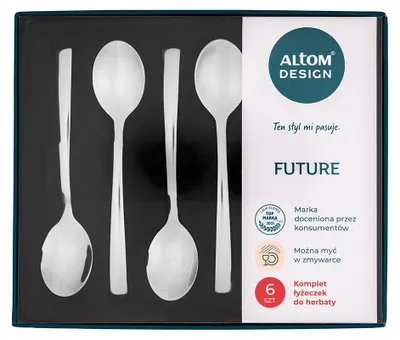 Image de Altom Design Future Cuillères à café Brillantes Lot de 6