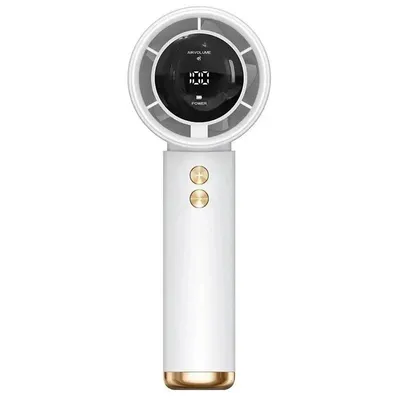 Produktbild von Mini-Handventilator USB, tragbarer Hochgeschwindigkeits-Ventilator, leise, 5 W, 5 V, kompakt für Reisen & Outdoor – Weiß