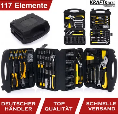 Obrázek produktu pro Gola sada - sada nářadí 1/4" 3/8" 117 ks | KD10831