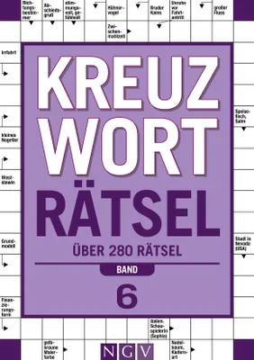 Obrázok produktu pre Kreuzworträtsel - Band 6 I Über 280 Rätsel für Erwachsene