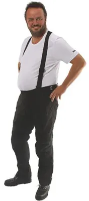 Produktbild von Germot Textilhose Flex Pro extra-kurz Herren, schwarz - Größe EKXL