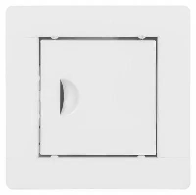 Produktbild von Kimi Revisionstür Wartungsklappe Metall Weiß 10x10cm