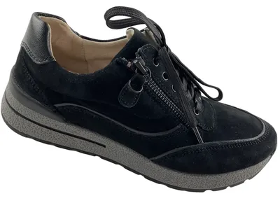 Produktbild von Caprice Damen Sneaker 9-23650-43 Leder Schwarz Weite-H    Gr.38