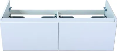 Produktbild von Sanox Waschtischunterschrank Frozen BxHxT 120 x 40 x 45 cm Frontfarbe weiß hochglanz