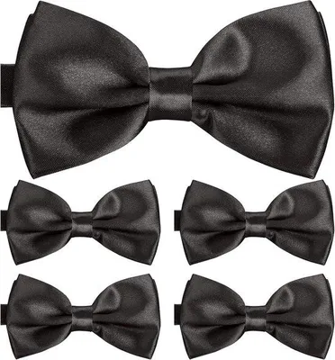 Productafbeelding van Vlinderdas voor mannen en vrouwen - zwart set - één maat - stijlvol accent voor elke outfit - ShopVlot