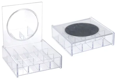Image de Coffret à bijoux avec miroir Organiseur à bijoux Coffret à bijoux avec de nombreux compartiments