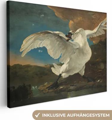 Obrázek produktu pro OneMillionCanvasses® - Plátno - Starý mistr - Jan Asselijn, nástěnná malba, nástěnné dekorace obrazy obývací pokoj, 120x90cm