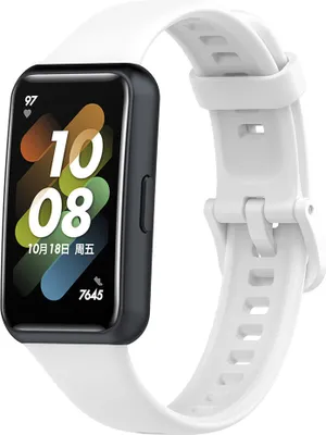 Produktbild von Strap-it Huawei Band 7 TPU-Armband (Weiß)