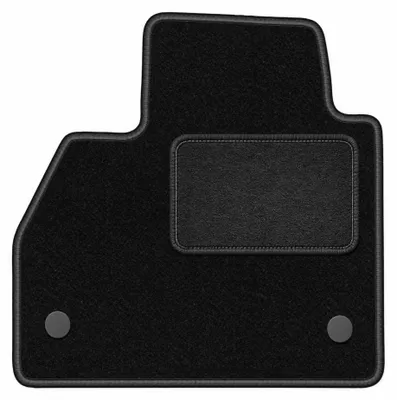 Immagine prodotto di Tappetino guidatore in moquette per Renault Kangoo II 2013- (multispazio) – 1 pezzo, nero, su misura – Wielganizator LUX