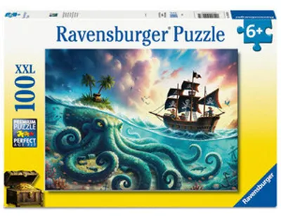Image de Puzzle Ravensburger « Le trésor des pirates » - 100 pièces XXL